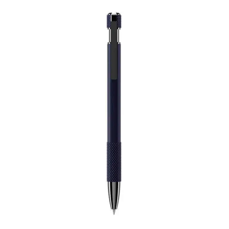 PILA - Recycled Aluminium Ballpoint Pen - Navy Blue (4).webp