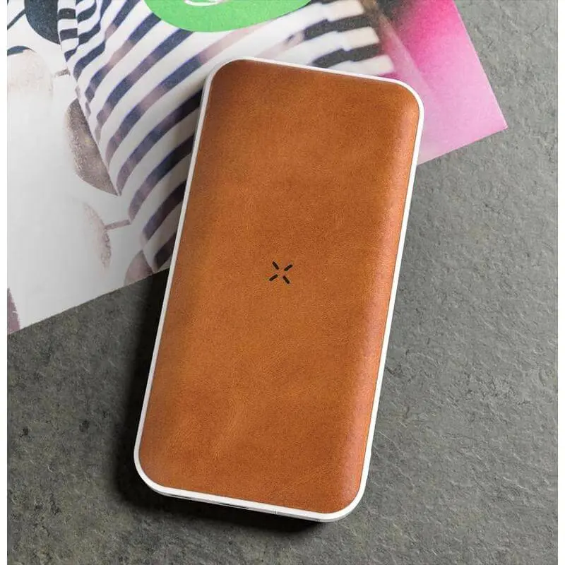 ALBECK - Recycled Leather 10000mAh PD Powerbank - White-Tan.webp