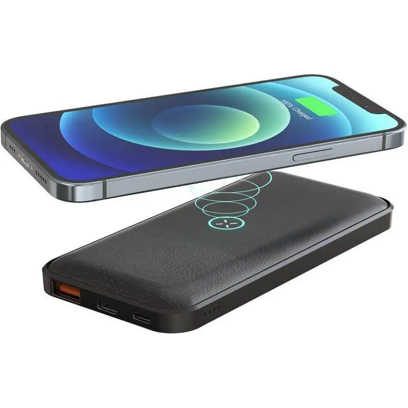 ALBECK - Recycled Leather 10000mAh PD Powerbank - Black-Black (1).webp