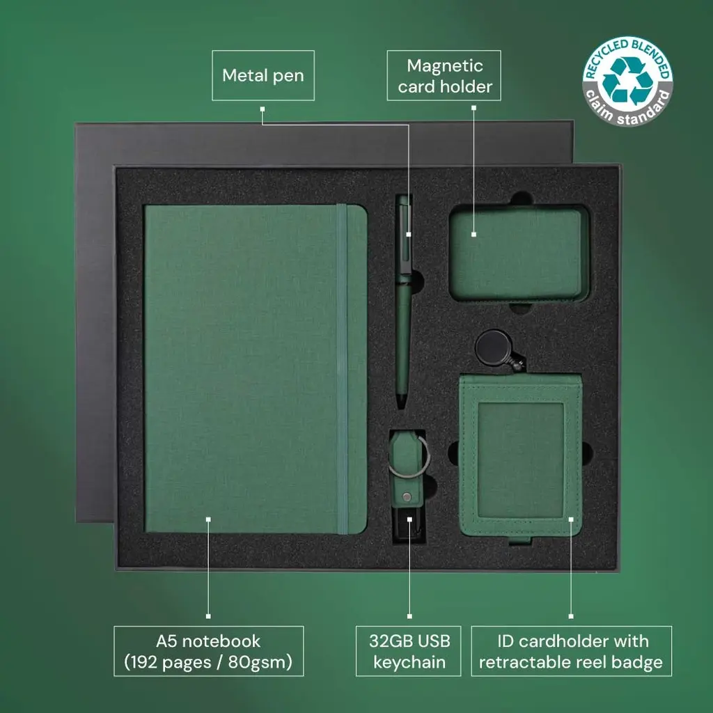 ALMADA - CHANGE ZERO Sustainable 5pc Onboarding Gift Set - Green (5).webp