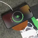 ANZIO - Recycled Leather 15 Watt Wireless Charger - White-Tan (2).webp