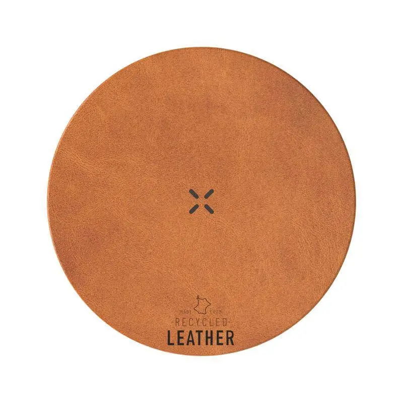 ANZIO - Recycled Leather 15 Watt Wireless Charger - White-Tan (1).webp
