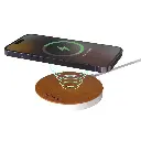 ANZIO - Recycled Leather 15 Watt Wireless Charger - White-Tan.webp