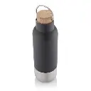 AVERSA - Hans Larsen Double Wall Vacuum Stainless Steel Bottle with Cork Lid - Black.webp