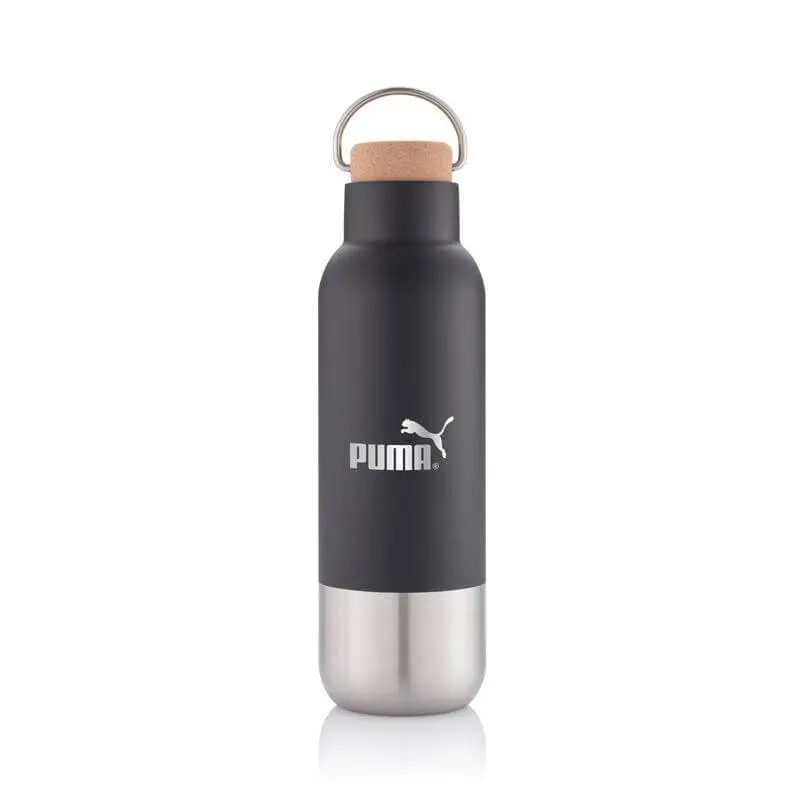 AVERSA - Hans Larsen Double Wall Vacuum Stainless Steel Bottle with Cork Lid - Black (1).webp