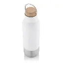 AVERSA - Hans Larsen Double Wall Vacuum Stainless Steel Bottle with Cork Lid - White.webp