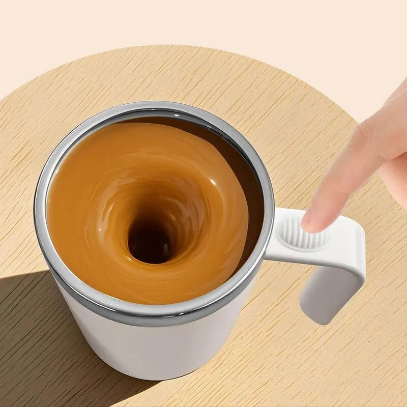 CAFFE - Hans Larsen Auto-Stirring Coffee Mug - White (4).webp