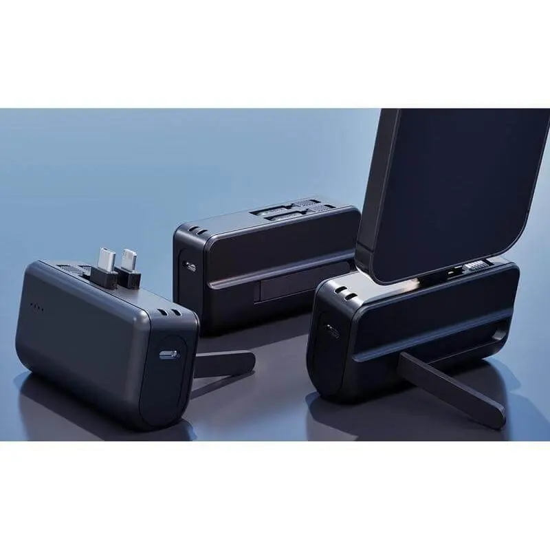 CAPSULE - @memorii 4500mAh Dual Connector Pocket Powerbank with Phone Stand (3).webp