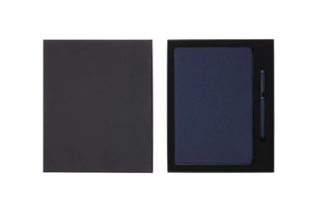 CHANGE ZERO Sustainable Gift Set with Refillable Notebook & Pen - Navy (6).webp
