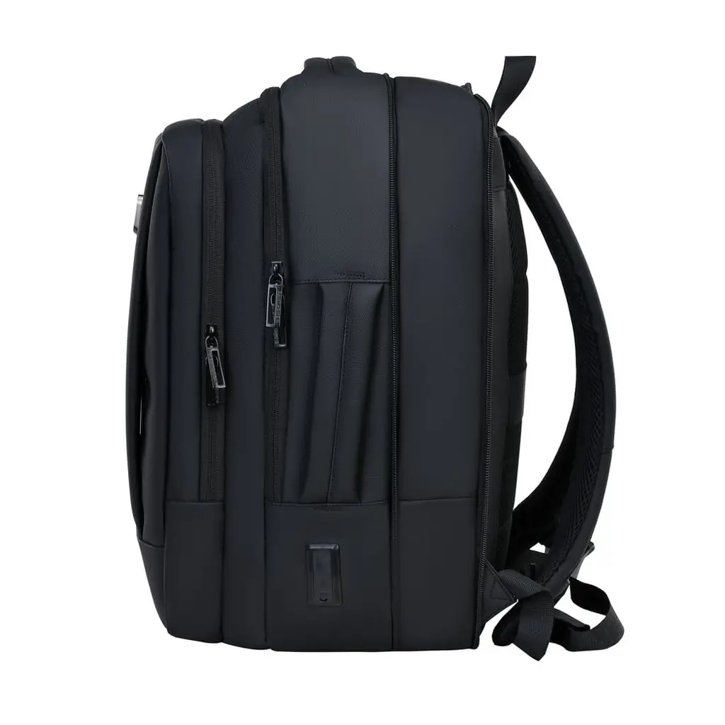 TURISMO - Santhome Expandable 17_ Business Backpack - Black (1).webp