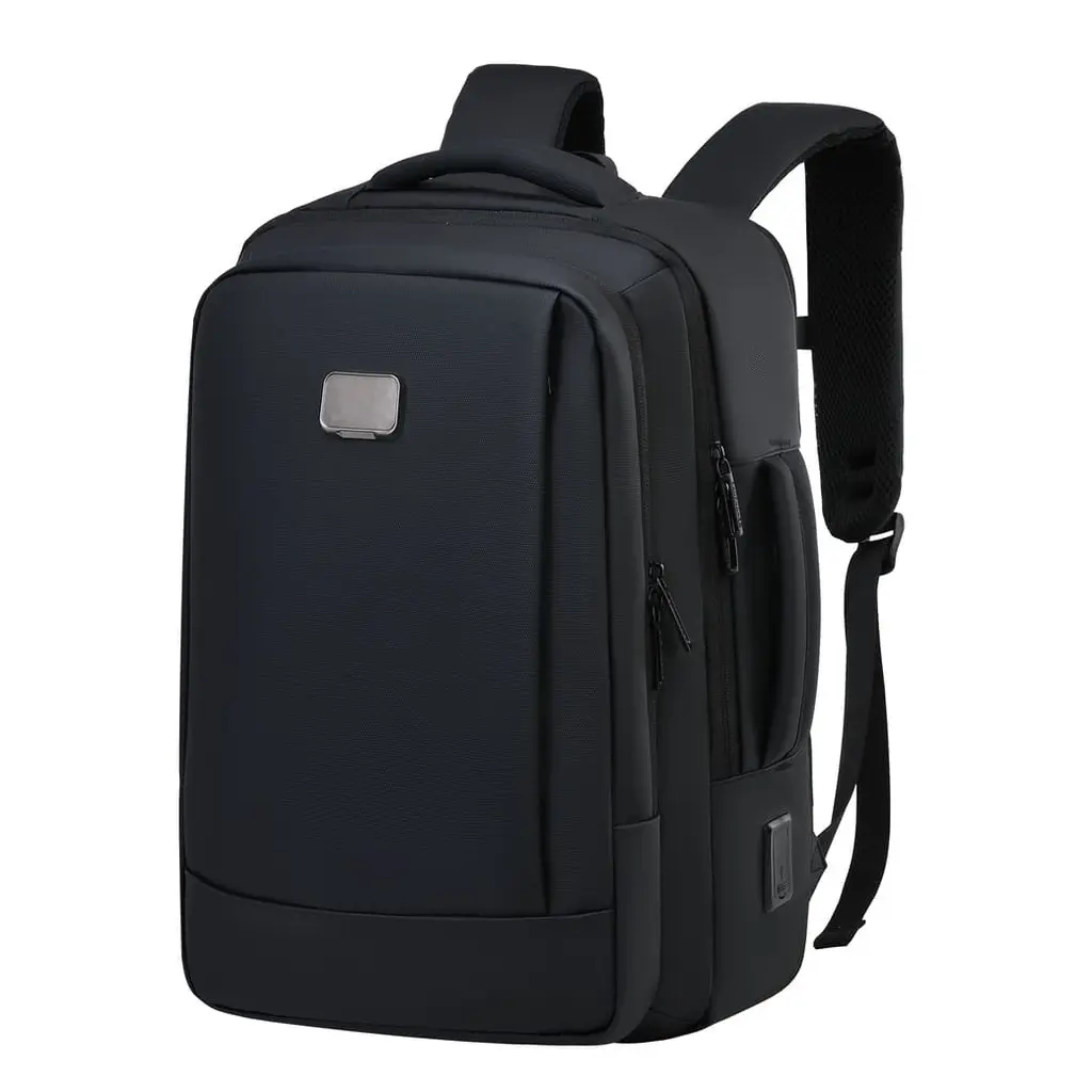 TURISMO - Santhome Expandable 17_ Business Backpack - Black.webp