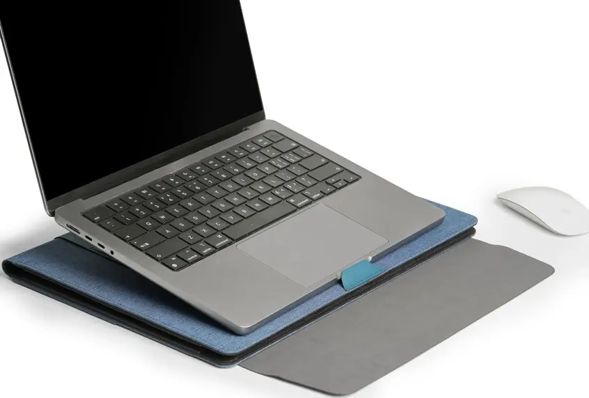 FULDA - CHANGE Collection RPET Laptop Case & Workstation - Navy Blue (3).webp