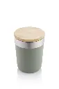 LAREN - Vacuum Coffee Tumbler With Bamboo Lid - Green (1).webp