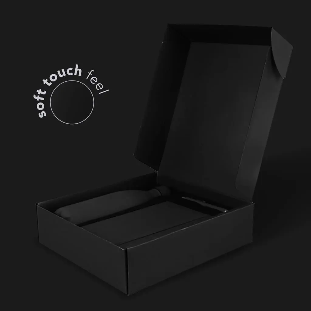 LAUTA - Giftology Set of Stainless Bottle, Notebook and Pen - Black.webp