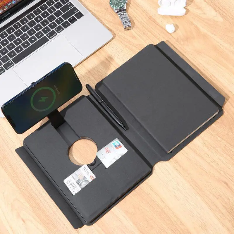 ONEX - Santhome Recycled 10000mAh 15W MagSafe Wireless A5 Organizer 32GB - Black (5).webp