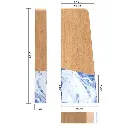 ORIKUM - eco-neutral - Recycled Bottle lids and FSC Beech Wood Award - White - Blue (4).webp