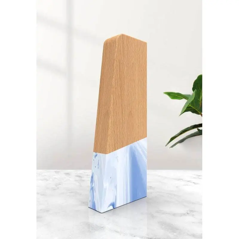 ORIKUM - eco-neutral - Recycled Bottle lids and FSC Beech Wood Award - White - Blue (3).webp