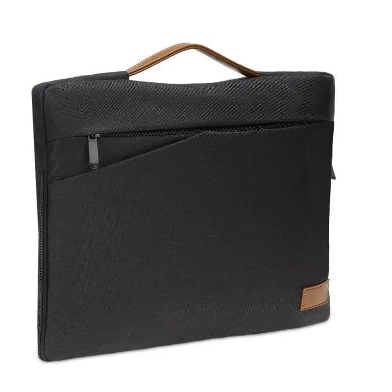 SALCEA - Santhome 15_ Laptop Sleeve (Black-Tan).webp