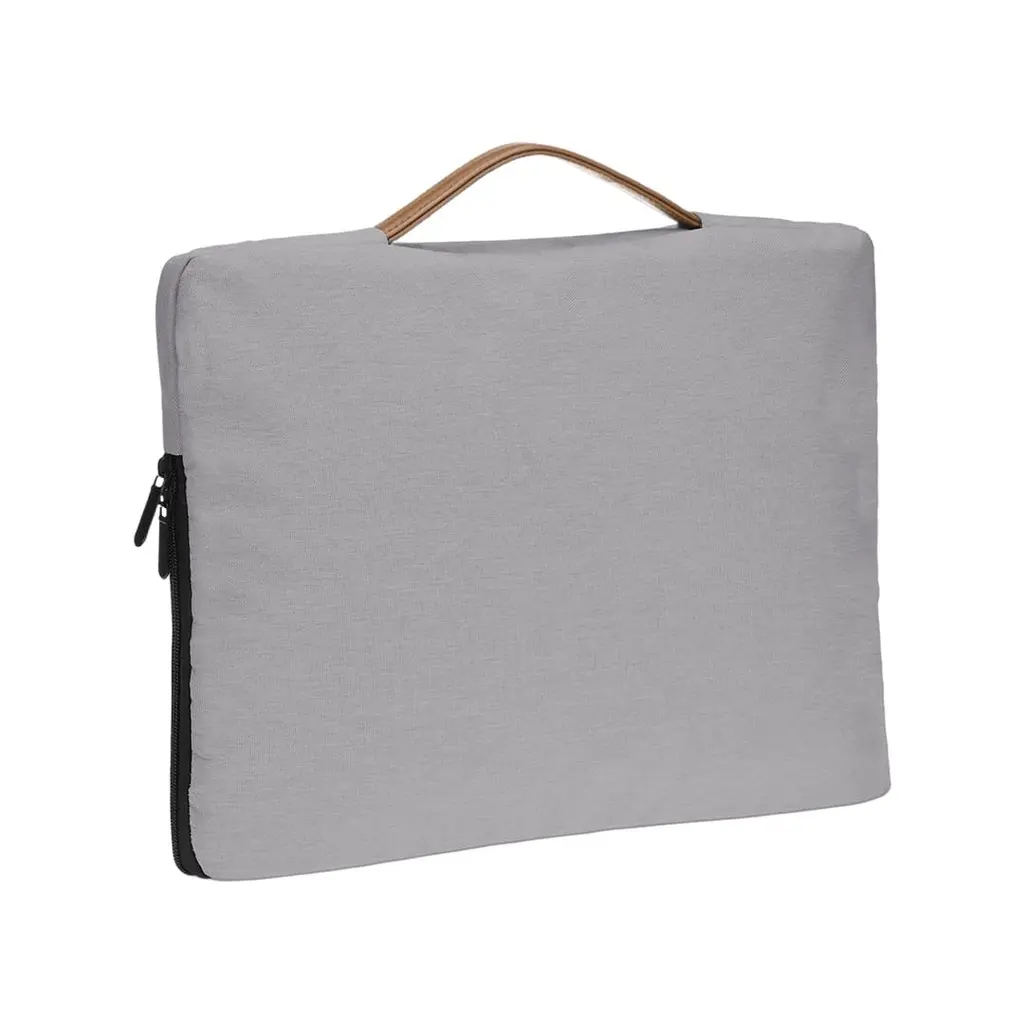 SALCEA - Santhome® 15_ Laptop Sleeve - Grey-Tan (3).webp