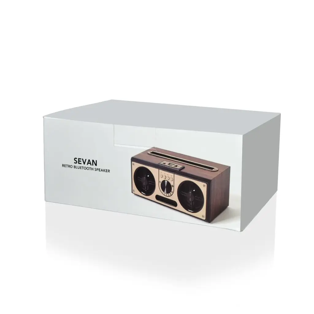 SEVAN - Giftology Retro Wood 20W Bluetooth Speaker with FM.webp