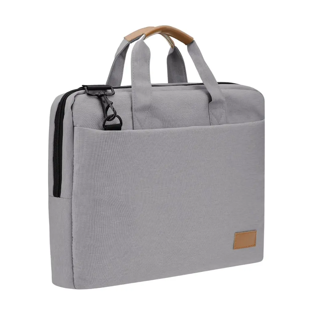 SLOTEN - Santhome® 15_ Laptop Bag - Grey-Tan.webp