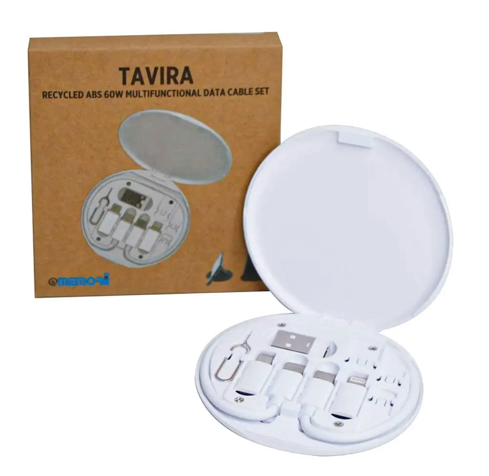 TAVIRA - @memorii Recycled Multi-Cable Set - White (10).webp