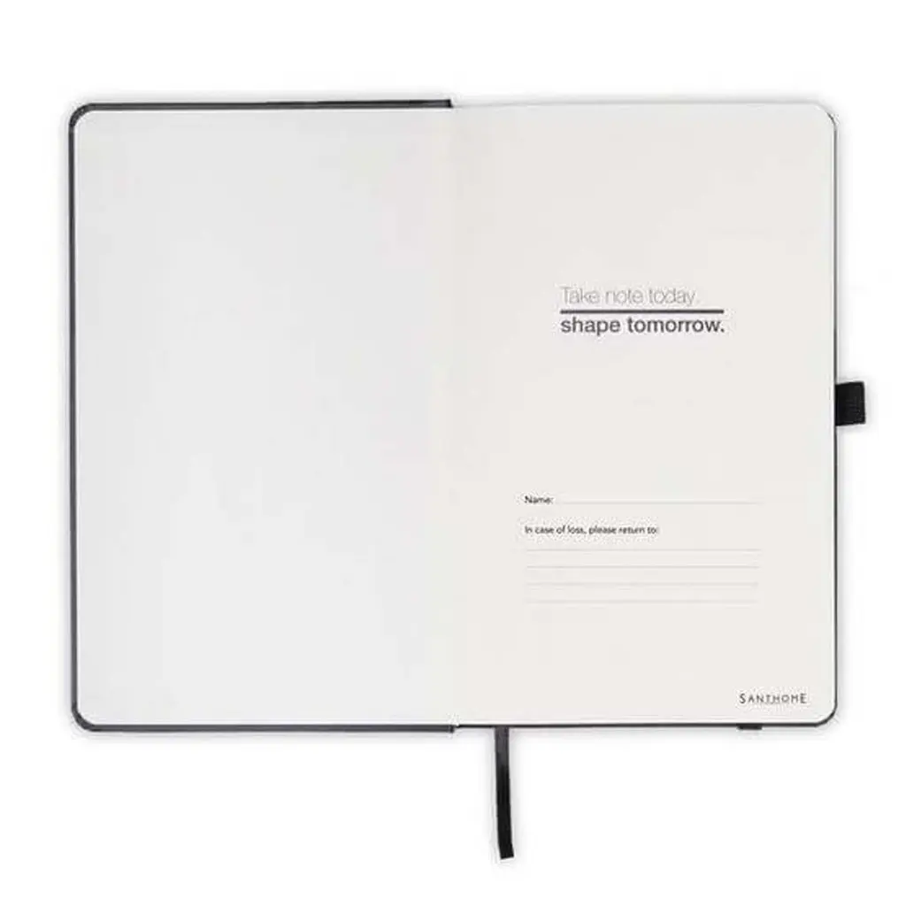 BARON - Santhome Expanded A5 Hard Cover Notebook - Black.webp