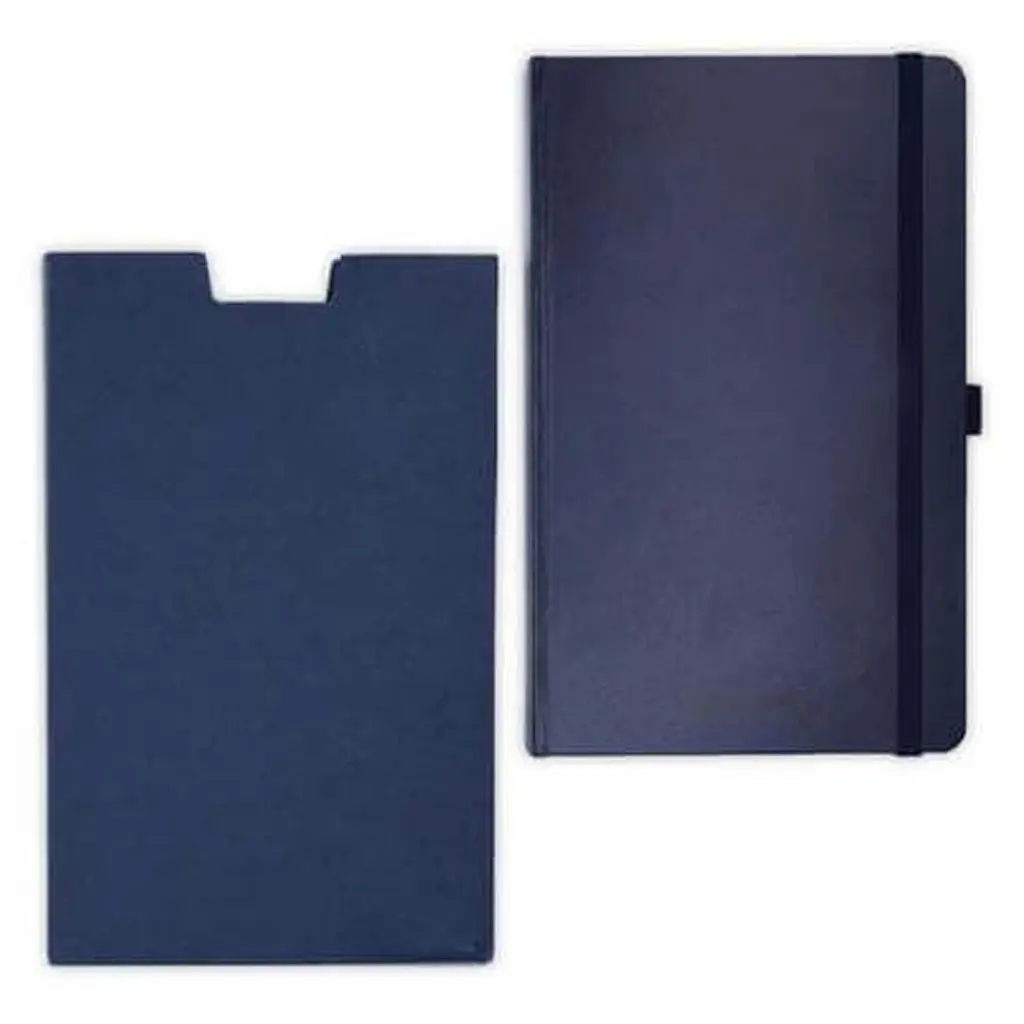 BARON - Santhome Expanded A5 Hard Cover Notebook - Navy Blue (4).webp