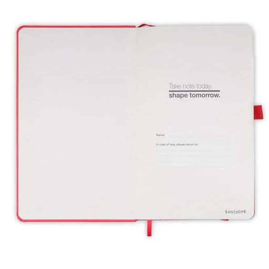 BARON - Santhome Expanded A5 Hard Cover Notebook - Red.webp