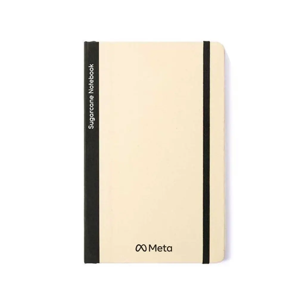 BUREN - eco-neutral Sugarcane Paper A5 Notebook - Black (3).webp