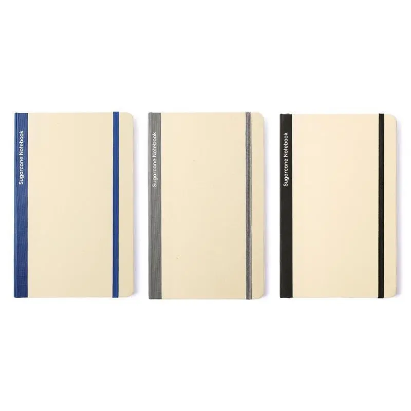 BUREN - eco-neutral Sugarcane Paper Notebook - Black.webp