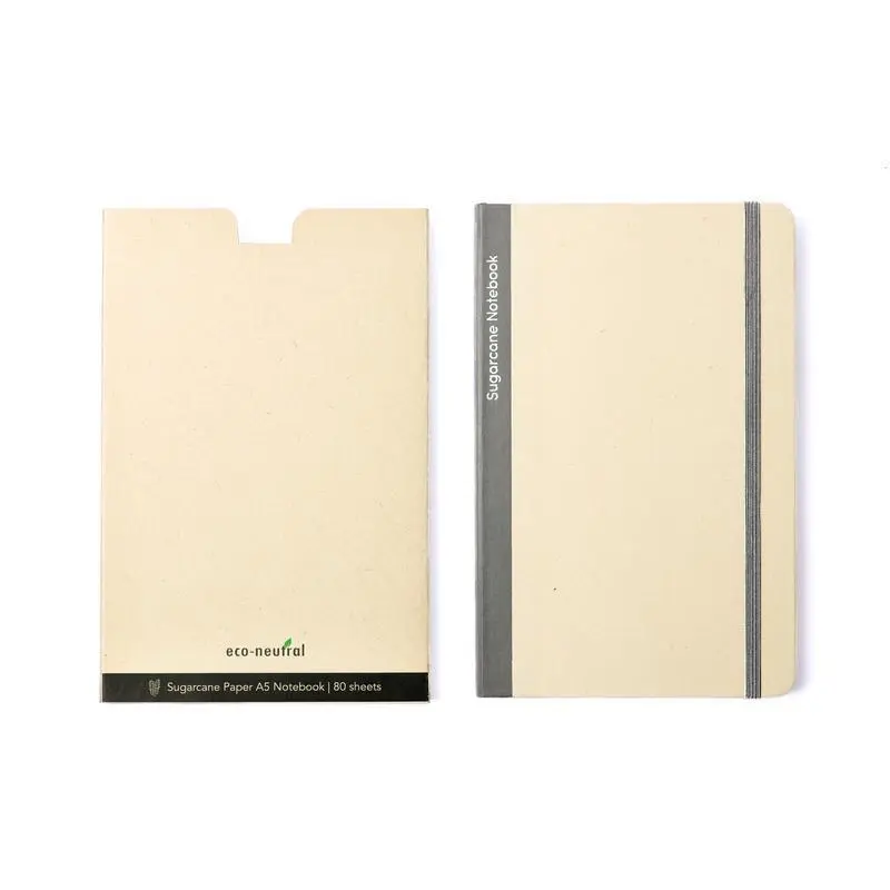 BUREN - eco-neutral Sugarcane Paper Notebook - Grey (5).webp