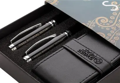 DUSCO SET - Swiss Peak Executive Pen Set - Black-Silver (2).webp