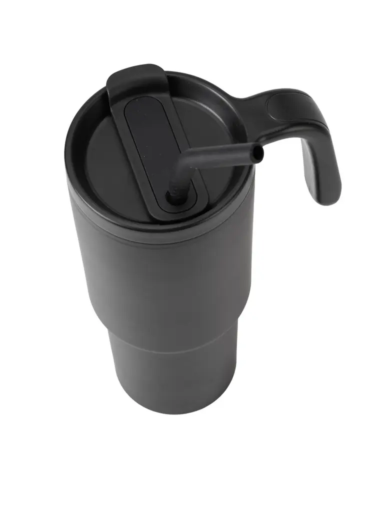 FORZA 360 - Hans Larsen Recycled Stainless Steel-PP Tumbler with 360 Branding - Black (1).webp