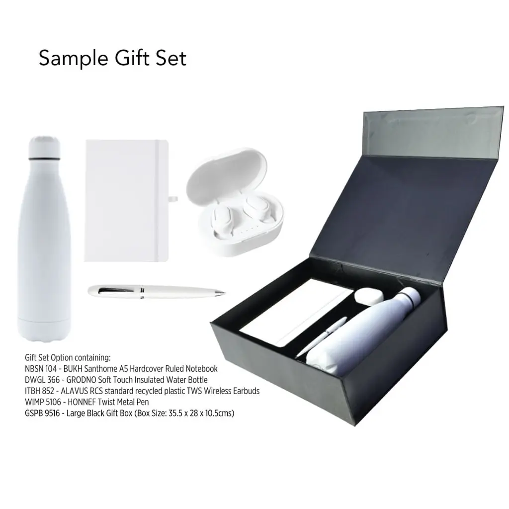 Gift Set Packaging with Magnet Closing (Large) - Black.webp