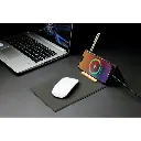 BLACE - @memorii Recycled PU Mouse Pad with Wireless Charger & Mobile Stand - Black (4).webp