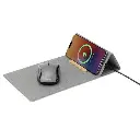 BLACE - CHANGE ZERO Recycled PU 15W Wireless Mousepad & Desk Organizer - Grey.webp