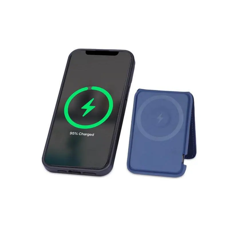 MAG3 - Giftology 3-in-1 Magnetic Wireless Charger Card Holder - Navy (5).webp