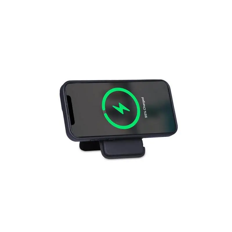 MAG3 - Giftology 3-in-1 Magnetic Wireless Charger Card Holder - Black.webp