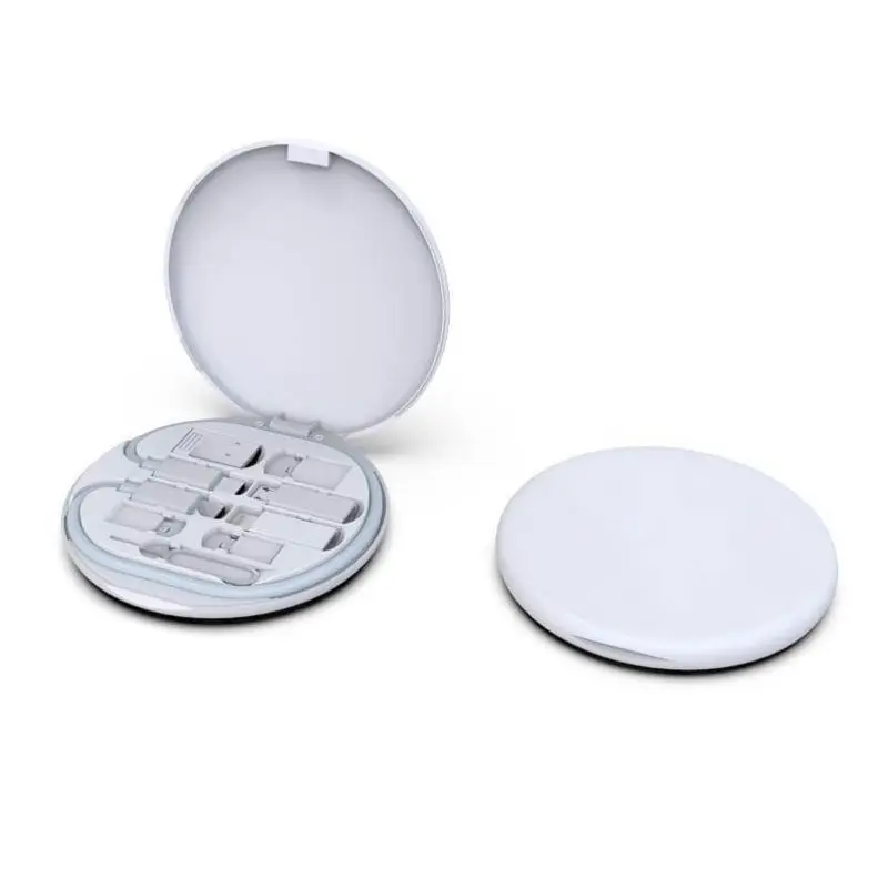OSLO - Mag - @memorii Recycled 15W Magnetic Wireless Charger Multi - Cable Set - White (2).webp