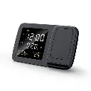 RISE - Giftology Digital Alarm Clock Wireless Charger - Black.webp