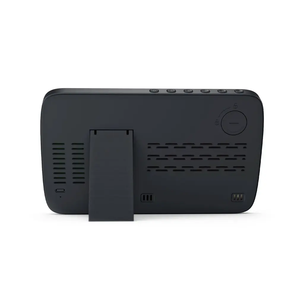 RISE - Giftology Digital Alarm Clock Wireless Charger - Black (4).webp