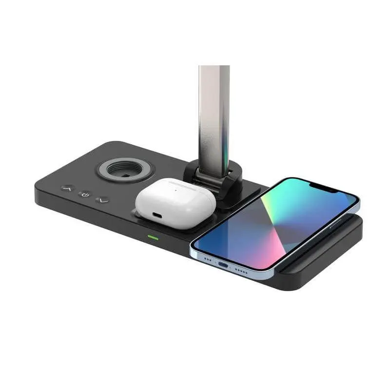 VELES - @memorii 3 in 1 Wireless Charger with Lamp - Black (1).webp