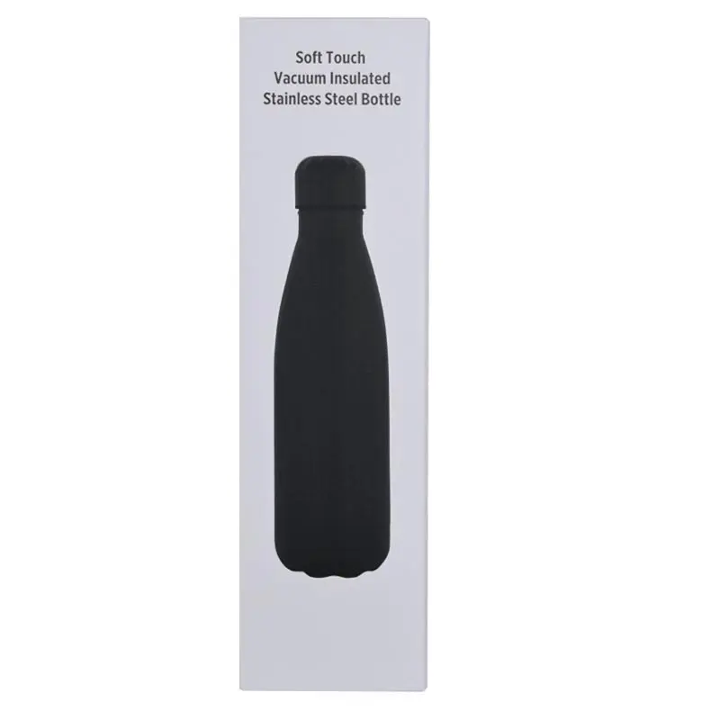 GRODNO - Soft Touch Insulated Water Bottle - Black.webp