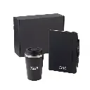 KOKSI - Giftology Set of Double Walled Tumbler, A5 Notebook and Pen - Black (6).webp