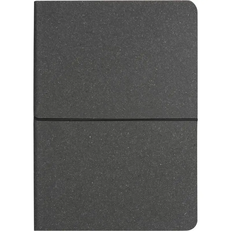 KOTEL - eco-neutral A5 Soft Cover Recycled Leather Notebook - Black (1).webp