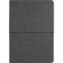 KOTEL - eco-neutral A5 Soft Cover Recycled Leather Notebook - Black (1).webp