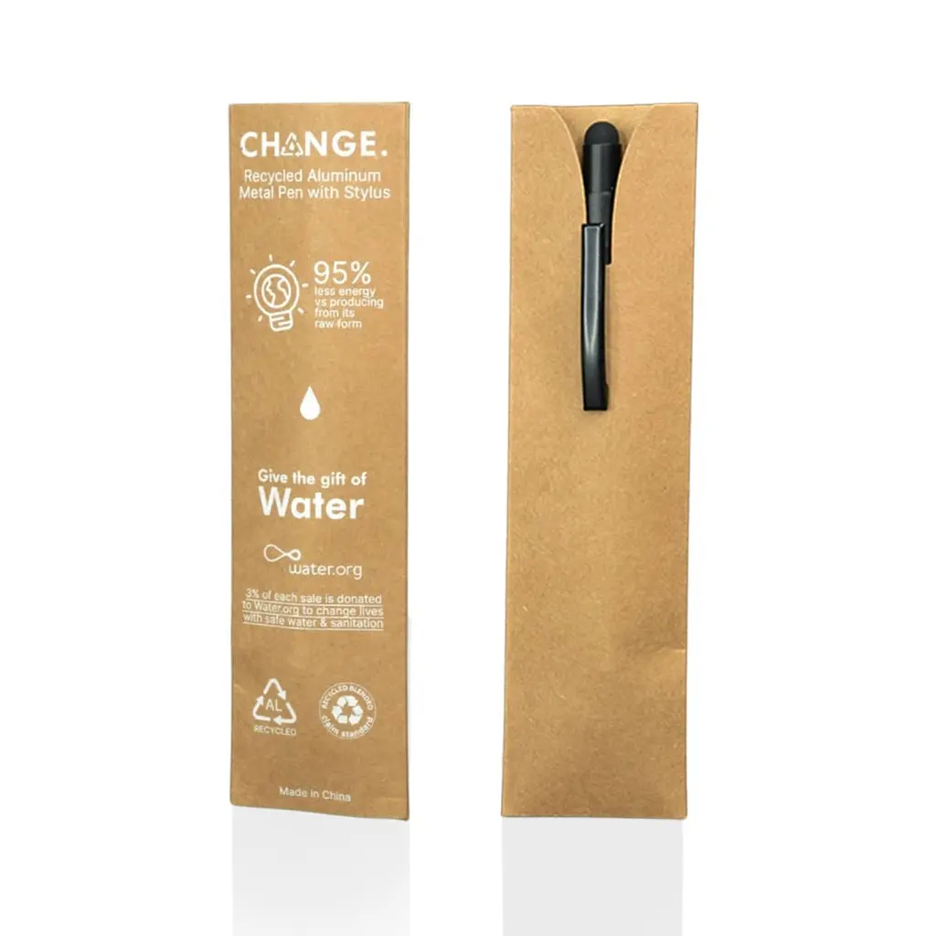 MASSA - Recycled Aluminum Ball Pen - Black (2).webp