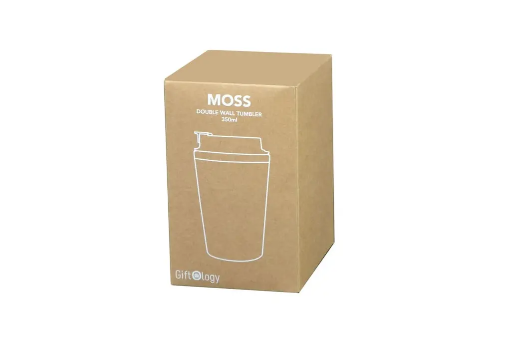 MOSS - Giftology Steel-PP Double Wall Tumbler - 350ml - White .webp