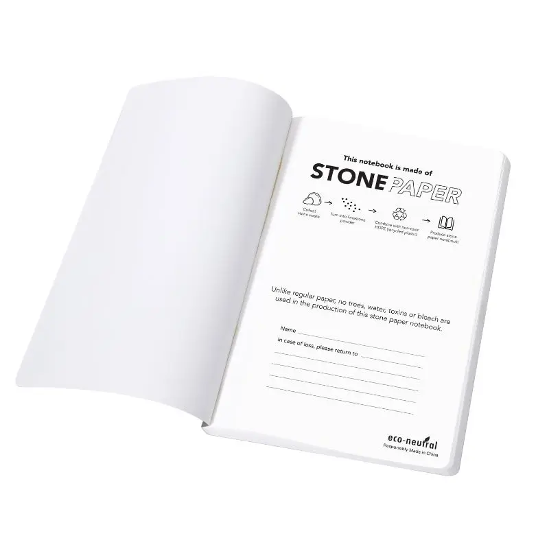 NEYA - eco-neutral  Stone Paper Notebook - White (1).webp